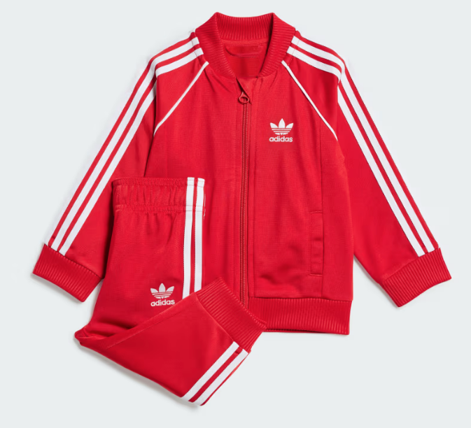 Adidas ensemble jogging Originals bebe Rouge LittleRun