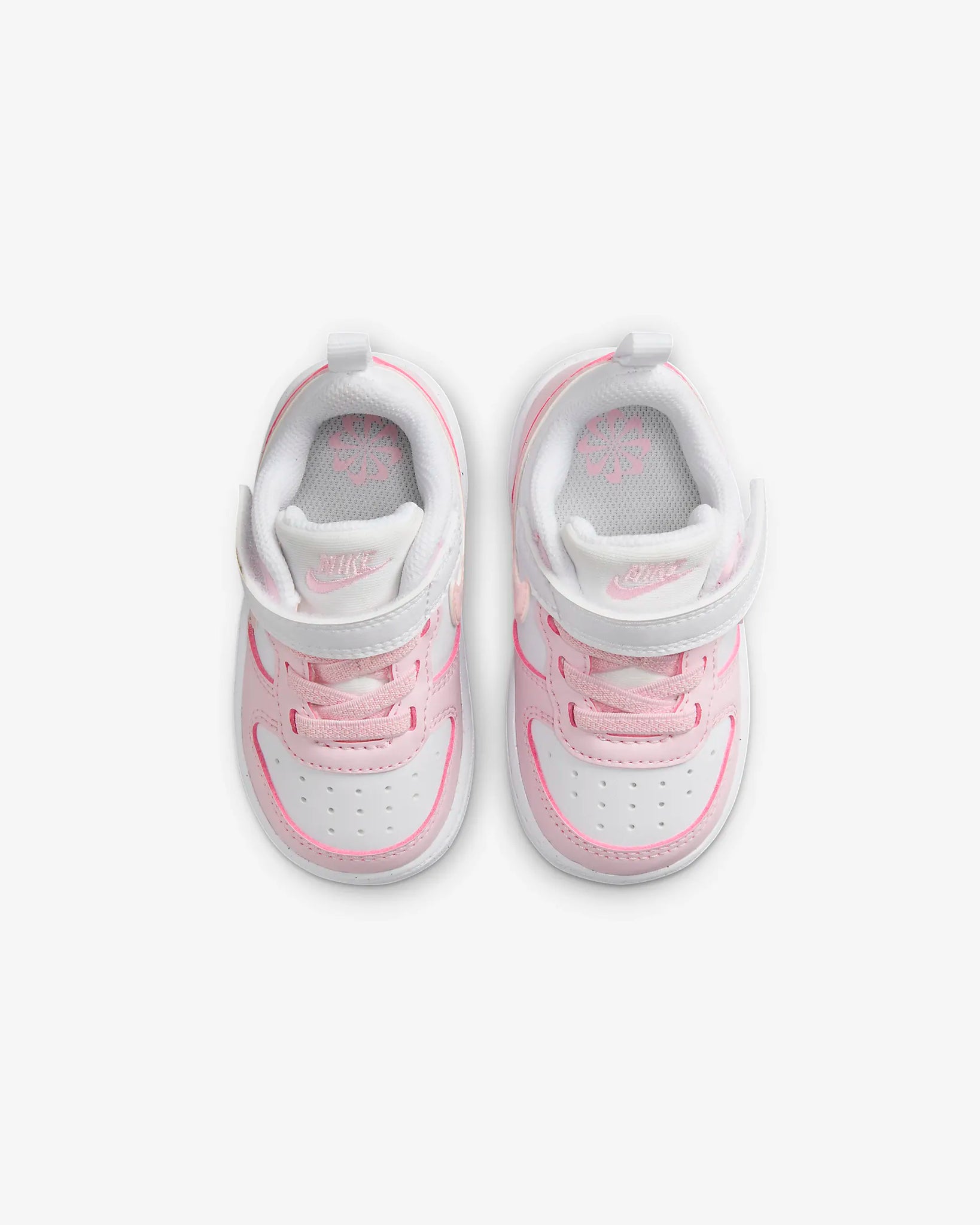Nike curto bairro bebê td "rosa/branco"