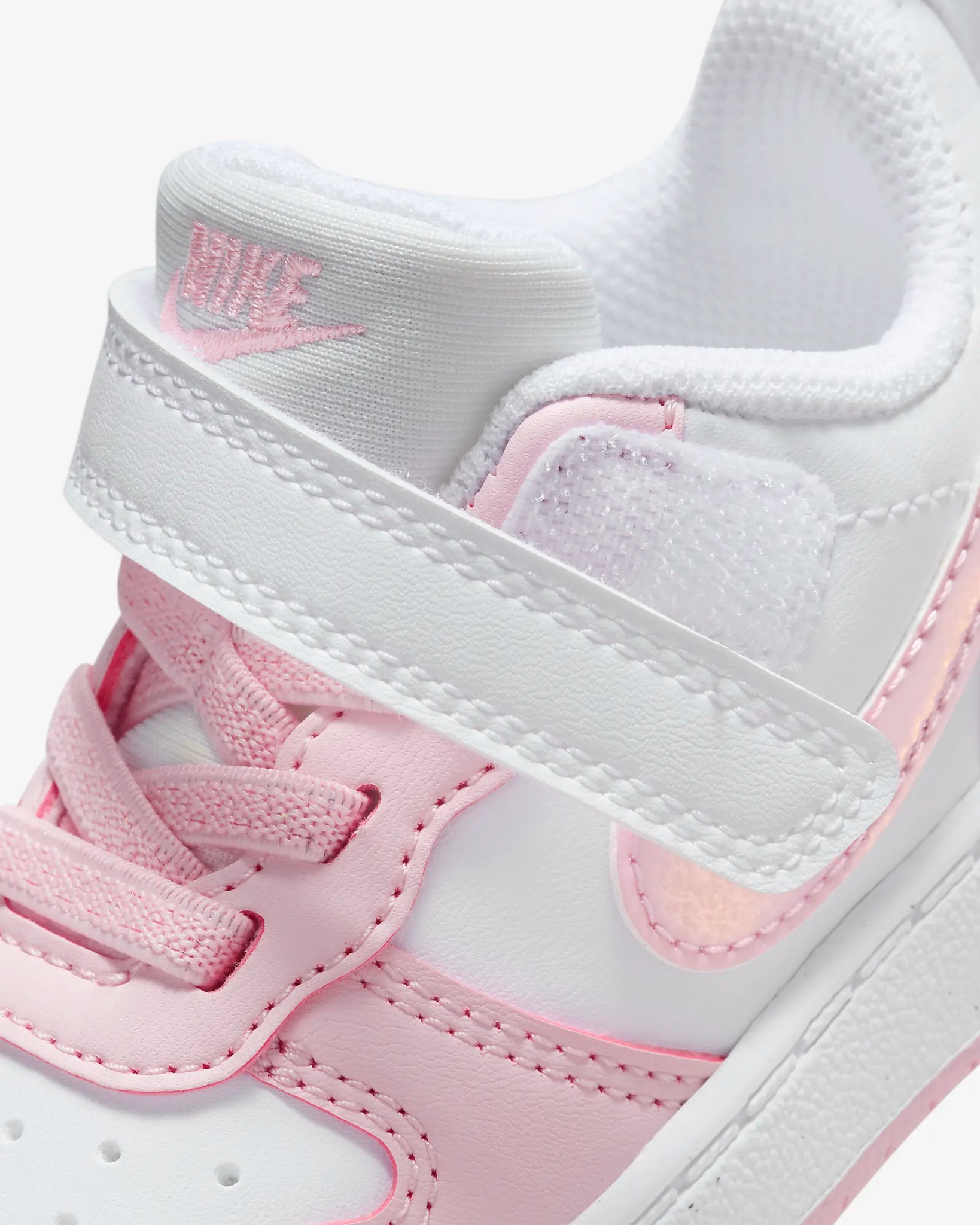 Nike curto bairro bebê td "rosa/branco"