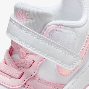 Nike curto bairro bebê td "rosa/branco"
