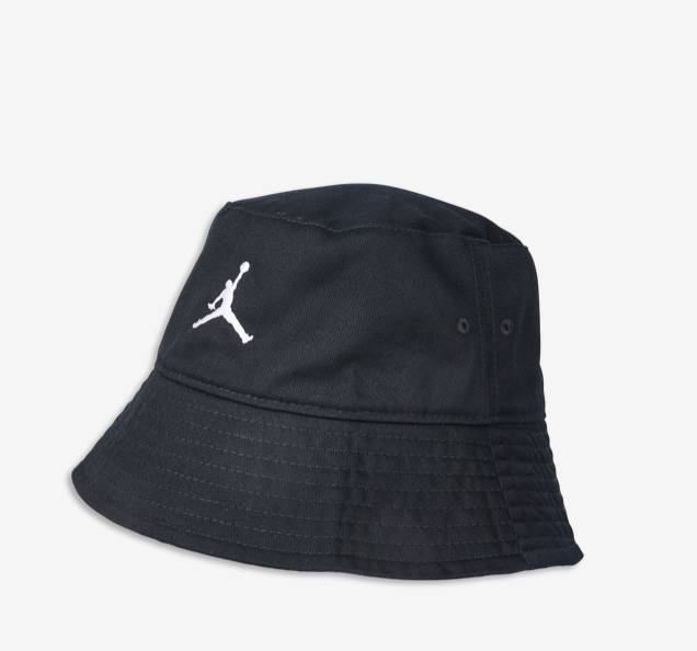 Jordan Bob Enfant Logo "Black" Kids Bucket Sombrero