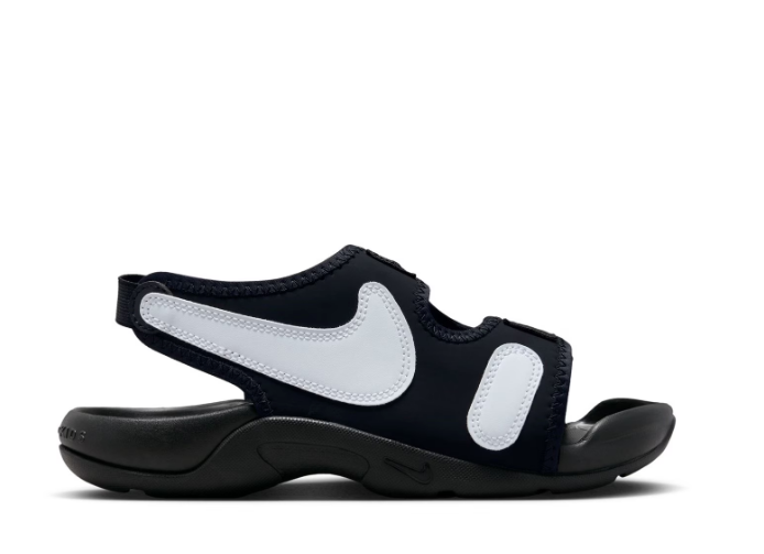 Nike Sunray Einstellen 6 Kinder GS "Schwarz/Weiß" Junior Sandalen