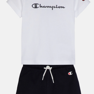 Champion Ensemble bébé tee-shirt et short white/marine