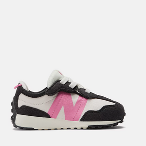 New Balance 327 Baby Hook & Loop Black/White/Pink