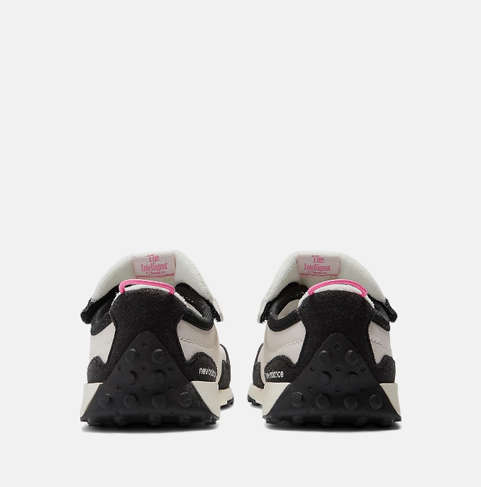 New Balance 327 Baby Hook & Loop Black/White/Pink