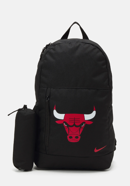 Nike Chicago Bulls Performance Backpack com kit preto/vermelho