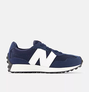 New Balance 327 crianças preto/branco