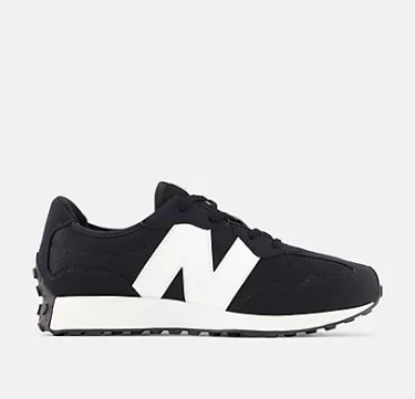 New Balance 327 Junior GS Black/White