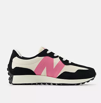 New Balance 327 Junior GS Black/White