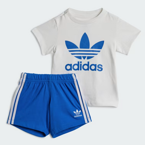 Adidas Ensemble bébé tee-shirt et short "Trefoil" Royal blue