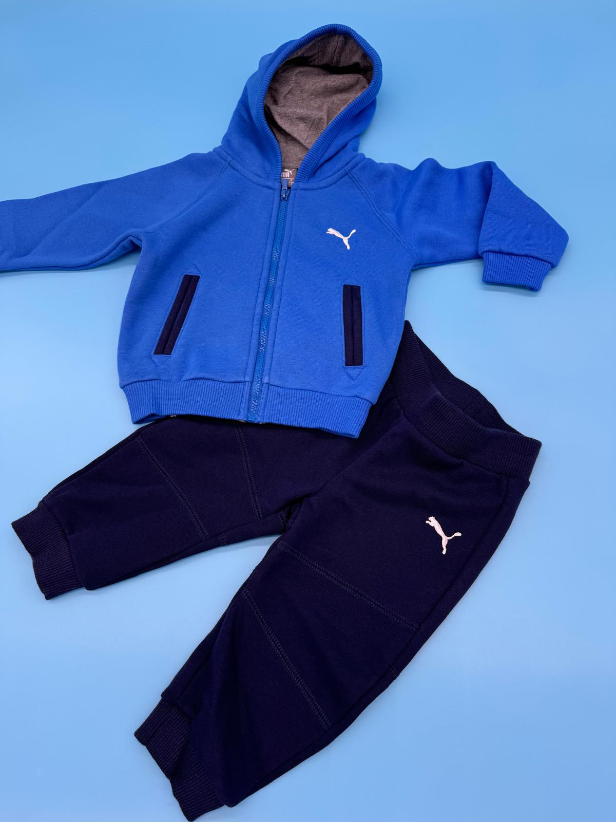 ⭐️⭐️☆ Puma ensemble jogging Marine/bleu - Okaz ♻️