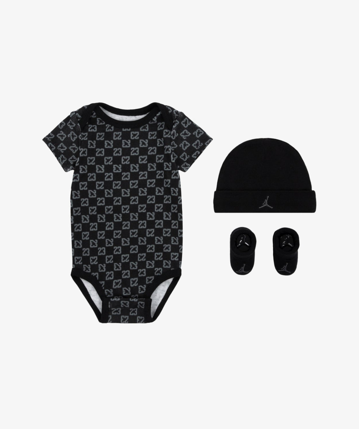 Jordan coffret cadeau bébé Monogram Black/grey