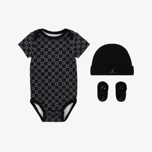 Jordan coffret cadeau bébé Monogram Black/grey