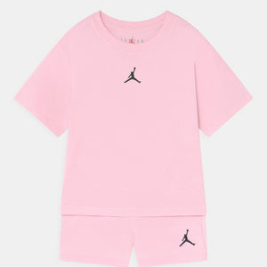 Jordan ensemble bébé tee-shirt short Pink/black