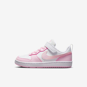 Nike Court Borough PS "Pink/white" enfant