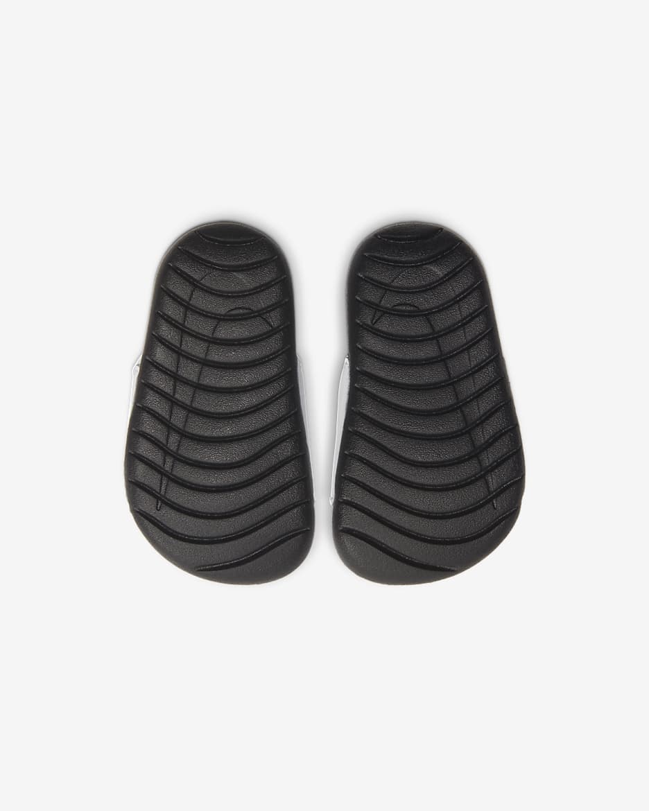 Nike sandales bébé Kawa slides Blanc/noir