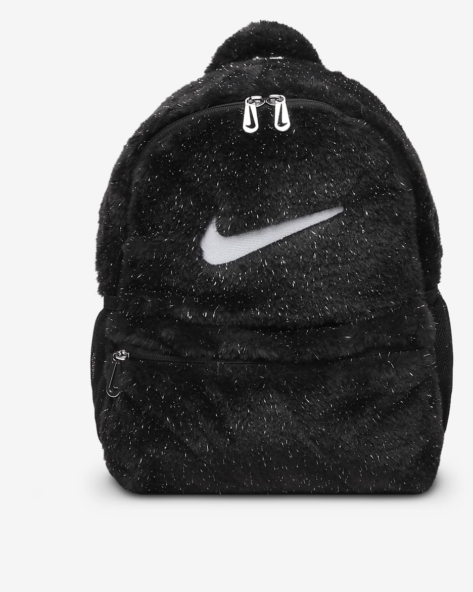 Nike mini sac à dos fausse fourrure Black kids