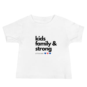 Camiseta de bebé Lrs Family White