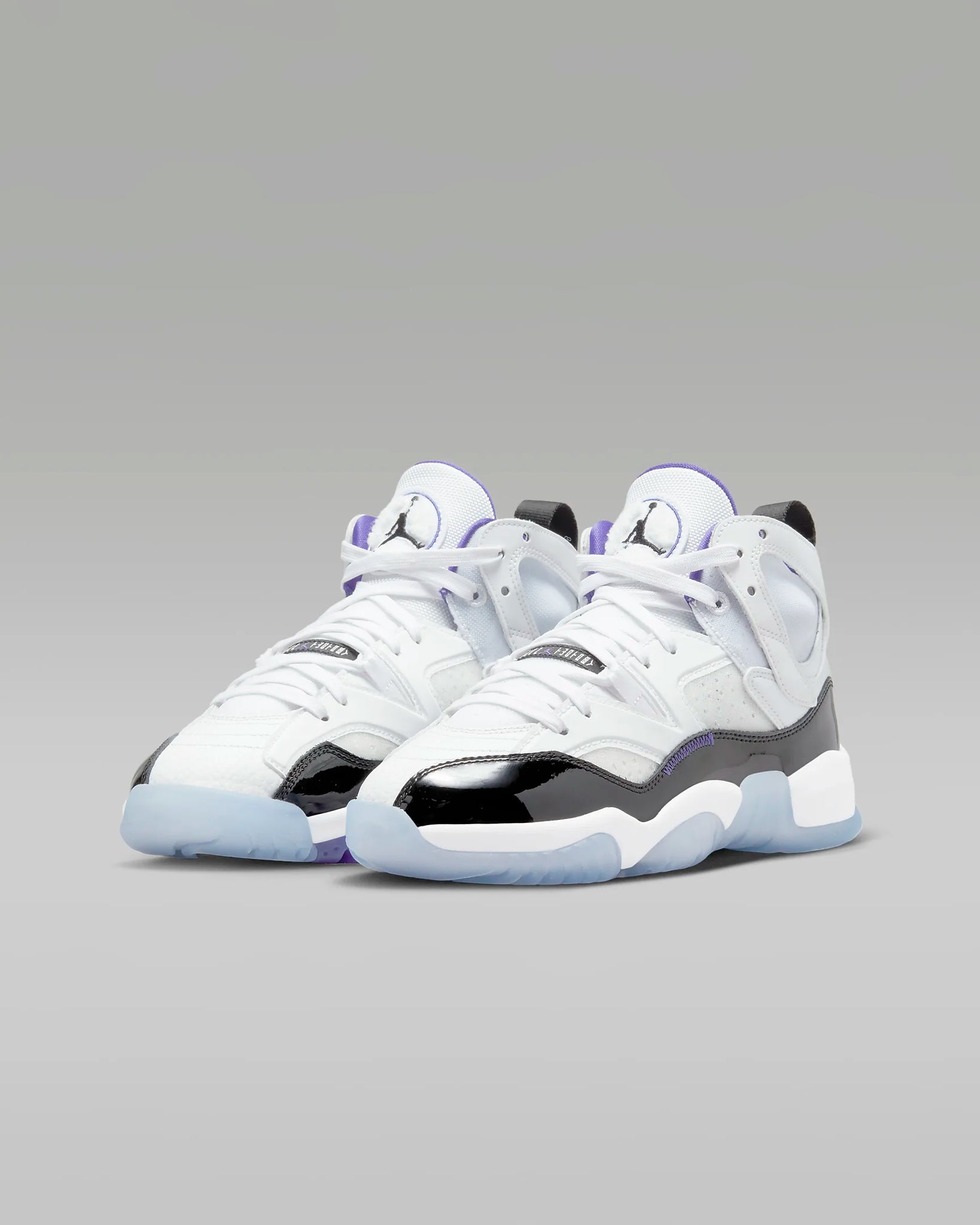 Jordan Sneakers "Jumpman Two Trey" GS Junior White/Purple