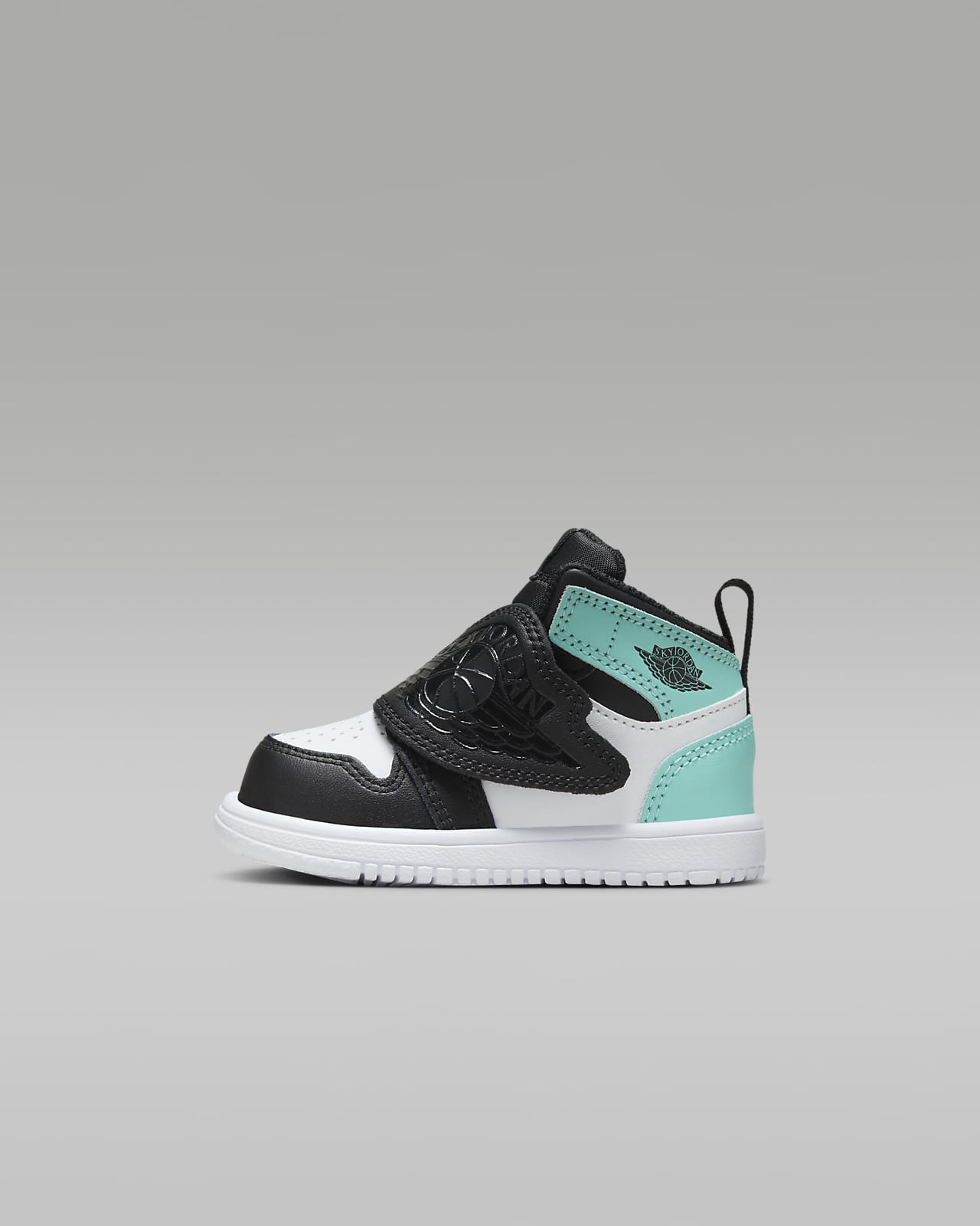 Jordan 1 sky bebe scratch Turquoise Black LittleRun