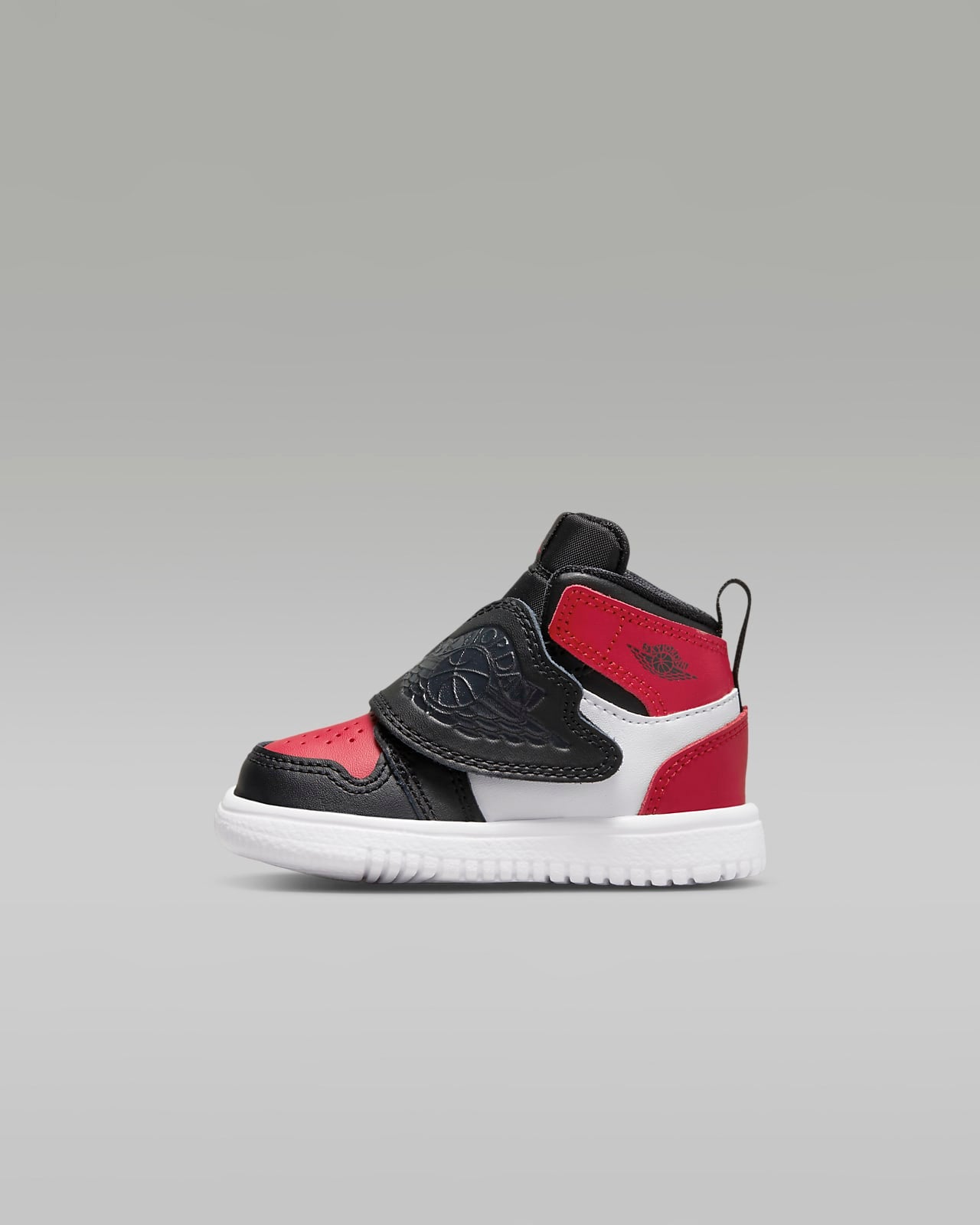 Jordan 1 Sky Baby Scratch preto/vermelho/branco