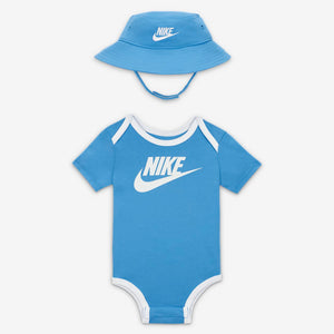 Nike ensemble bébé avec bob et body assorti Blue