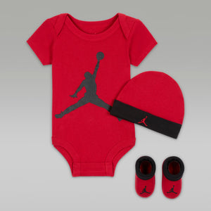 Jordan coffret body "logo Jumpman" bébé Red/black