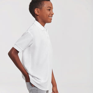 Black "Russsell" United Piquued Children's Polo