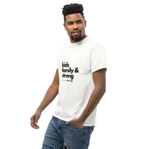 Camiseta adulta branca da família LRS