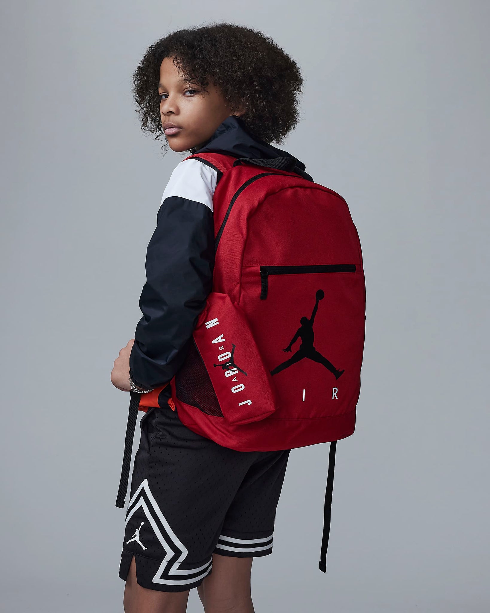 Jordan Backpack Backpack com kit "preto"