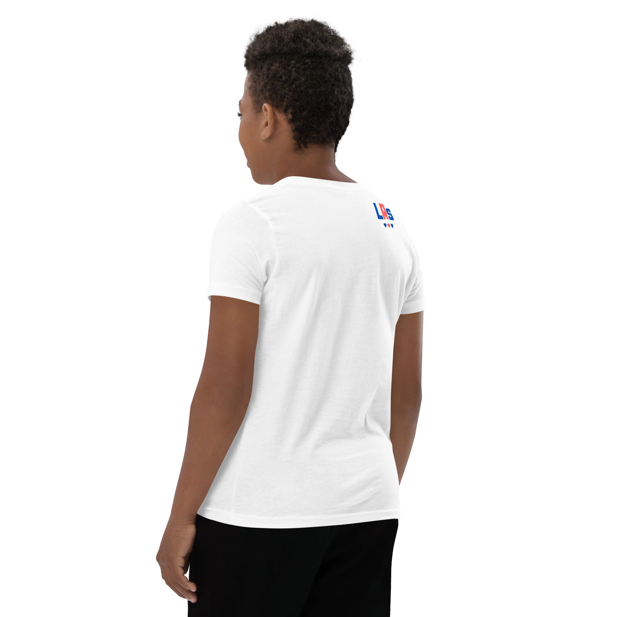 Camiseta blanca de la familia LRS