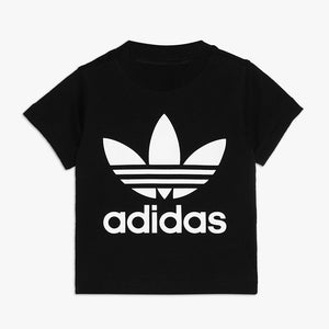 Adidas tee-shirt trefoil black