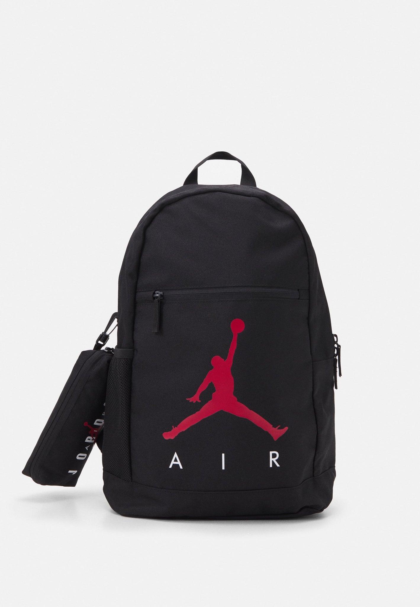 Jordan mochila negro rojo con estuche