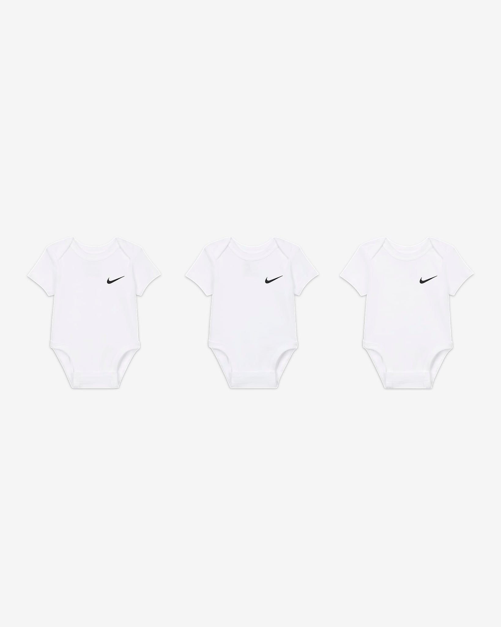 Nike pack 3 body clasico blanco negro