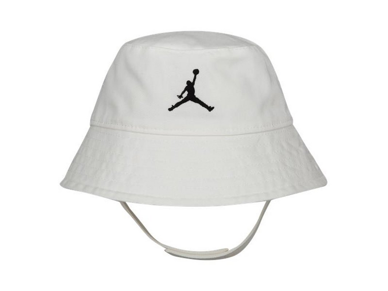 Jordan bucket hat bebé"logo"blanco/negro